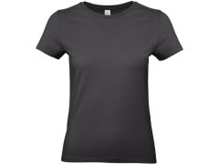B&C #E190 /women Dámské tričko z těžké bavlny 01.004T used black