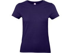 B&C #E190 /women Dámské tričko z těžké bavlny 01.004T urban purple