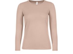 B&C #E150 LSL /women Dámské tričko s dlouhým rukávem 01.006T millennial pink