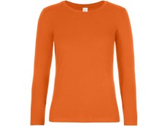 B&C #E190 LSL /women Dámské tričko z&nbsp;těžké bavlny s&nbsp;dl. rukávem 01.008T urban orange