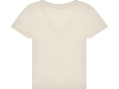 B&C #E150 V /women Dámské tričko s výstřihem do V 01.014T off white