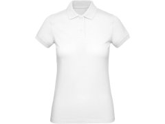 B&C Inspire Polo /women_° Dámské piqué polo z bio bavlny 01.0440 white