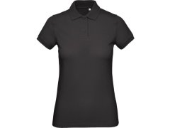B&C Inspire Polo /women_° Dámské piqué polo z&nbsp;bio bavlny 01.0440 black