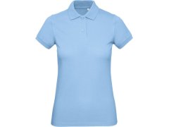 B&C Inspire Polo /women_° Dámské piqué polo z bio bavlny 01.0440 sky blue