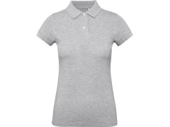 B&C Inspire Polo /women_° Dámské piqué polo z bio bavlny 01.0440 heather grey