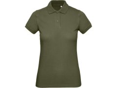 B&C Inspire Polo /women_° Dámské piqué polo z bio bavlny 01.0440 urban khaki