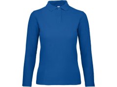 B&C ID.001 LSL /women Dámské piqué polo s&nbsp;dlouhým rukávem 01.0I13 royal blue