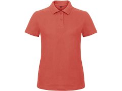 B&C ID.001 /women Dámské piqué polo 01.ID10 pixel coral