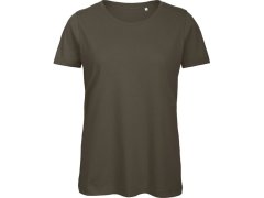 B&C Inspire T /women_° Dámské tričko Medium Fit z&nbsp;bio bavlny 01.TW43 khaki