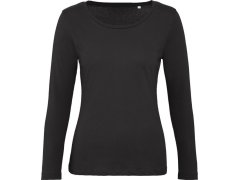 B&C Inspire LSL T /women_° Dámské tričko s dlouhým rukávem 01.TW71 black