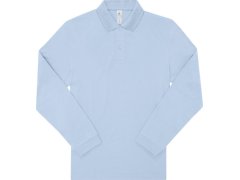 B&C My Polo 180 LSL Piqué polo s&nbsp;dlouhým rukávem 01.U425 blush blue