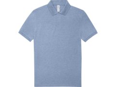 B&C My Polo 210 Piqué polo z těžké bavlny 01.U426 heather blue