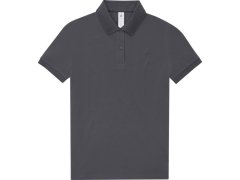 B&C My Polo 210 /women Dámské piqué polo z těžké bavlny 01.W463 dark grey