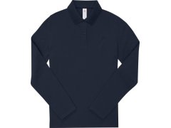 B&C My Polo 210 LSL /women Dámské těžké piqué polo s dlouhým rukávem 01.W464 navy