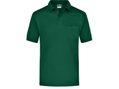 Daiber JN 26 Piqué polo s náprsní kapsou 02.0026 dark green