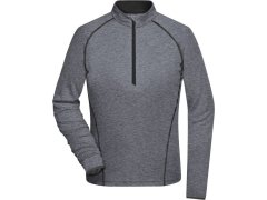 Daiber JN 497 Dámské funkční tričko s dlouhým rukávem 02.0497 black melange/black
