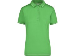 Daiber JN 568 Dámské žerzejové elastické polo 02.0568 lime green/white
