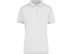 Daiber JN 568 Dámské žerzejové elastické polo 02.0568 white/black