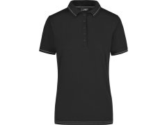 Daiber JN 568 Dámské žerzejové elastické polo 02.0568 black/white