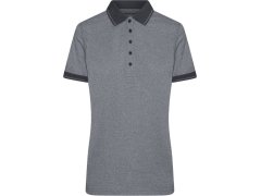 Daiber JN 705 Dámské žerzejové melírované polo 02.0705 black melange/black