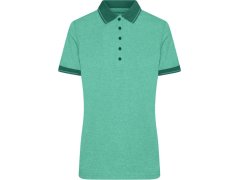 Daiber JN 705 Dámské žerzejové melírované polo 02.0705 green melange/dark green