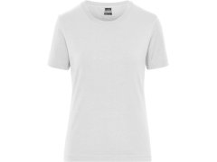 Daiber JN 1801 Dámské pracovní tričko z bio bavlny - Solid 02.1801 white