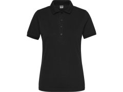 Daiber JN 1805 Dámské pracovní elastické bio polo - Solid 02.1805 black