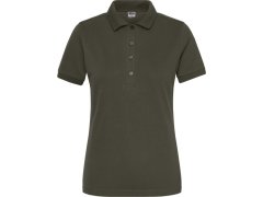 Daiber JN 1805 Dámské pracovní elastické bio polo - Solid 02.1805 olive