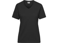 Daiber JN 1807 Dámské pracovní tričko z bio bavlny - Solid 02.1807 black