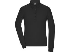 Daiber JN 1841 Dámské pracovní piqué polo s dlouhým rukávem 02.1841 black