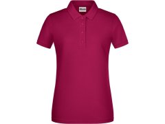 Daiber 8009 Dámské piqué polo z bio bavlny 02.8009 wine