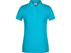 Daiber 8009 Dámské piqué polo z bio bavlny 02.8009 turquoise