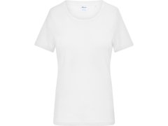 Daiber 8039 Dámské bio tričko s jemným žebrováním 02.8039 white