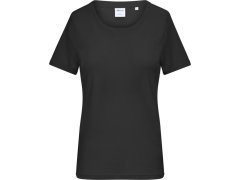 Daiber 8039 Dámské bio tričko s jemným žebrováním 02.8039 black