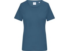 Daiber 8039 Dámské bio tričko s jemným žebrováním 02.8039 dusty blue