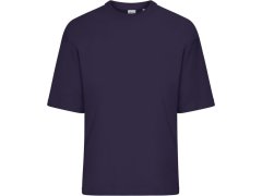 Daiber 8041 Těžké bio oversize tričko 02.8041 deep purple