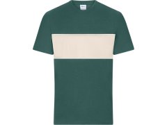 Daiber 8049 Tričko z&nbsp;bio bavlny "Colour-Block" 02.8049 smoky green/sandstone