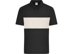 Daiber 8050 Bio polo "Colour-Block" 02.8050 black/sandstone