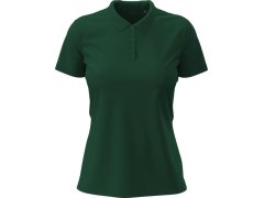 Stedman Stretch Polo Women Dámské elastické piqué polo z těžké bavlny 05.9740 bottle green