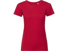 Russell Athletic 108F Dámské tričko Pure Organic 10.108F classic red