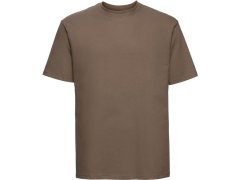Russell Athletic 180M Tričko z&nbsp;těžké bavlny "Authentic" 10.180M mocha