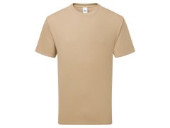 Russell Athletic 180M Tričko z&nbsp;těžké bavlny "Authentic" 10.180M tan