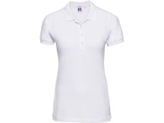 Russell Athletic 566F Dámské elastické piqué polo 10.566F white