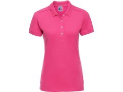 Russell Athletic 566F Dámské elastické piqué polo 10.566F fuchsia