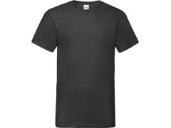 Fruit of the Loom Valueweight V-Neck T Tričko s výstřihem do V 16.1066 black
