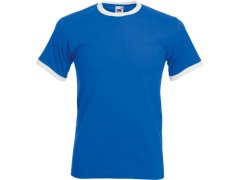 Fruit of the Loom Ringer T Racerback tričko 16.1168 royal blue/white