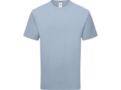 Fruit of the Loom Pure Cotton T Tričko z těžké bio bavlny 16.1362 mineral blue