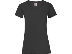 Fruit of the Loom Lady-Fit Valueweight T Dámské tričko 16.1372 black