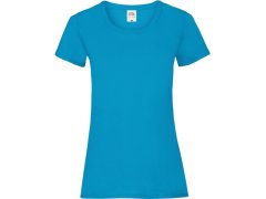 Fruit of the Loom Lady-Fit Valueweight T Dámské tričko 16.1372 azure blue