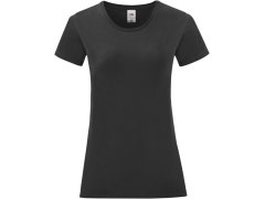 Fruit of the Loom Lady-Fit Iconic 150 T Dámské tričko 16.1432 black